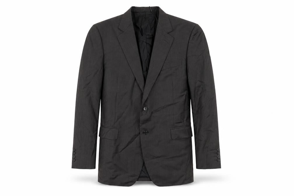Canali Mens Brown Viscose Jacket Suit Jacket Size 42 Regular
