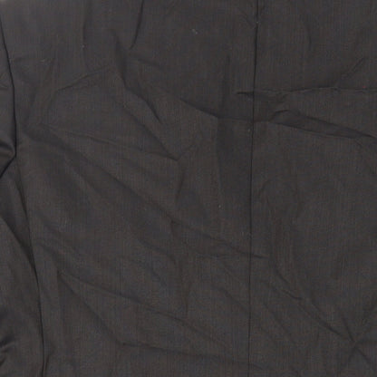 Brand and care label for Canali men’s brown viscose jacket suit jacket, size 42, regular