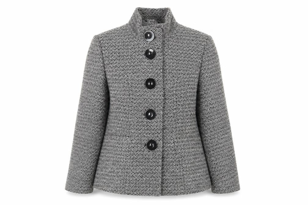 Debenhams Womens Grey Jacket Blazer Size 14 Button
