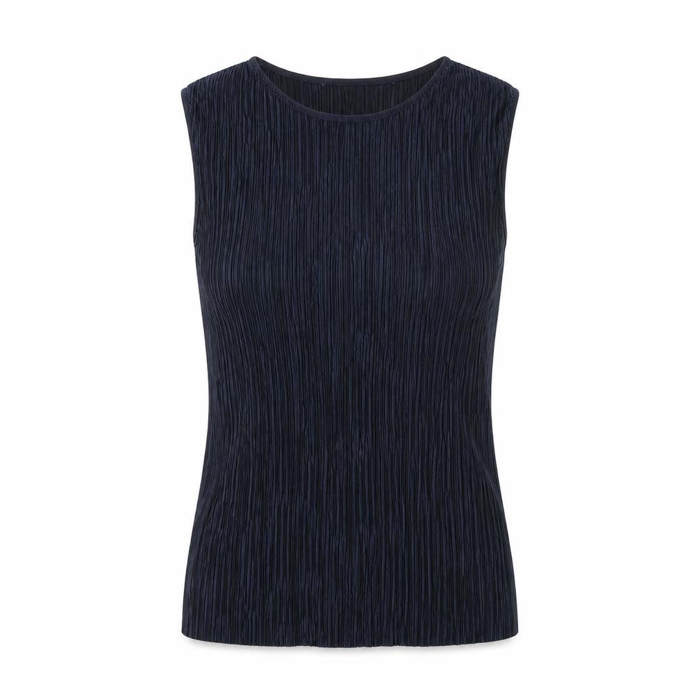 Dorothy Perkins Womens Blue Polyester Basic Tank Size 10 Round Neck