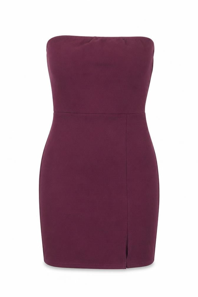 PRETTYLITTLETHING Womens Purple Polyester Bodycon Size 6 Square Neck Pullover