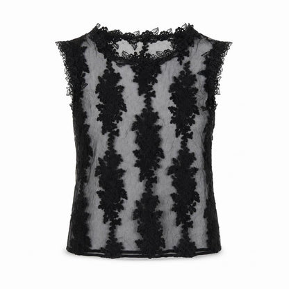 River Island Womens Black Polyester Basic T-Shirt Size 10 Round Neck