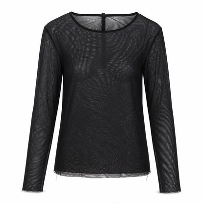Stradivarius Womens Black Polyester Basic T-Shirt Size S Round Neck