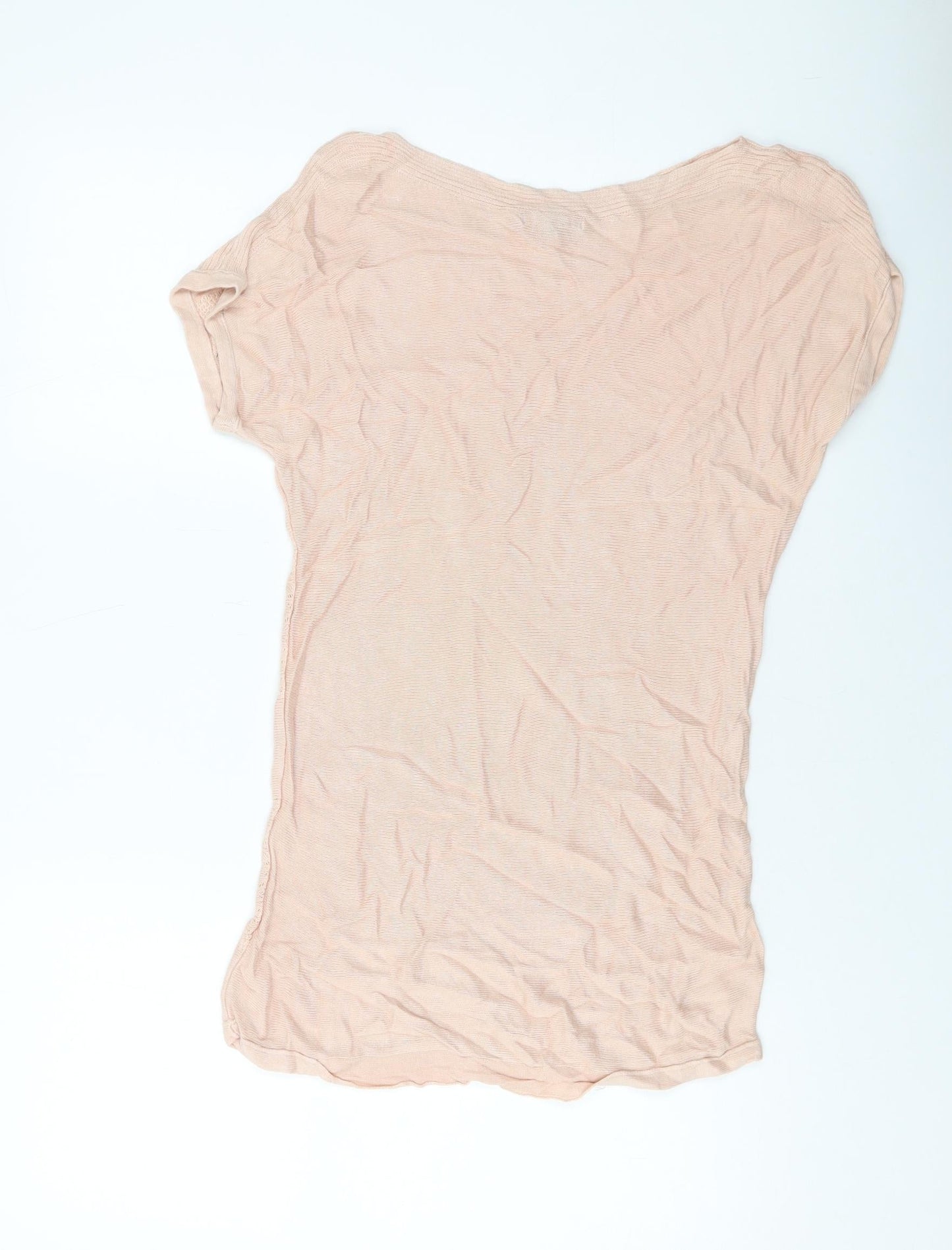 Gap Womens Pink Round Neck Viscose Pullover Jumper Size M