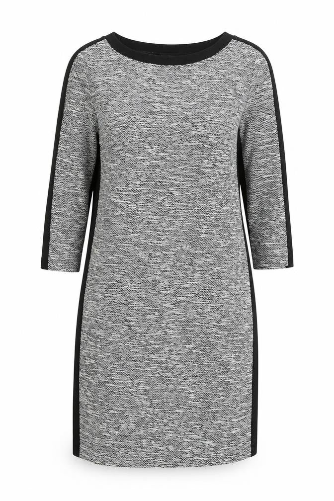 Marks & Spencer Womens Grey Polyester Sheath Size 10 Round Neck Pullover