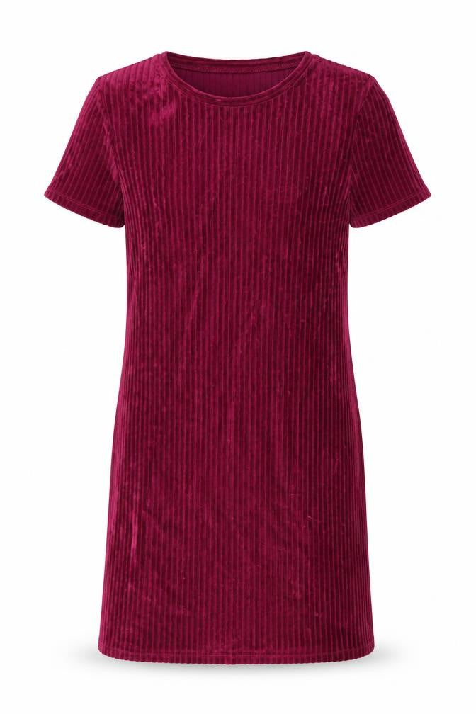 M&Co Girls Purple Cotton Mini Size 14 Years Round Neck Pullover