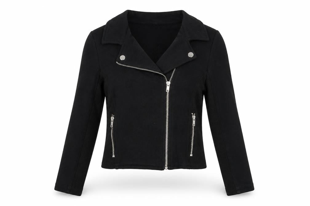 H&M Womens Black Jacket Size S Zip