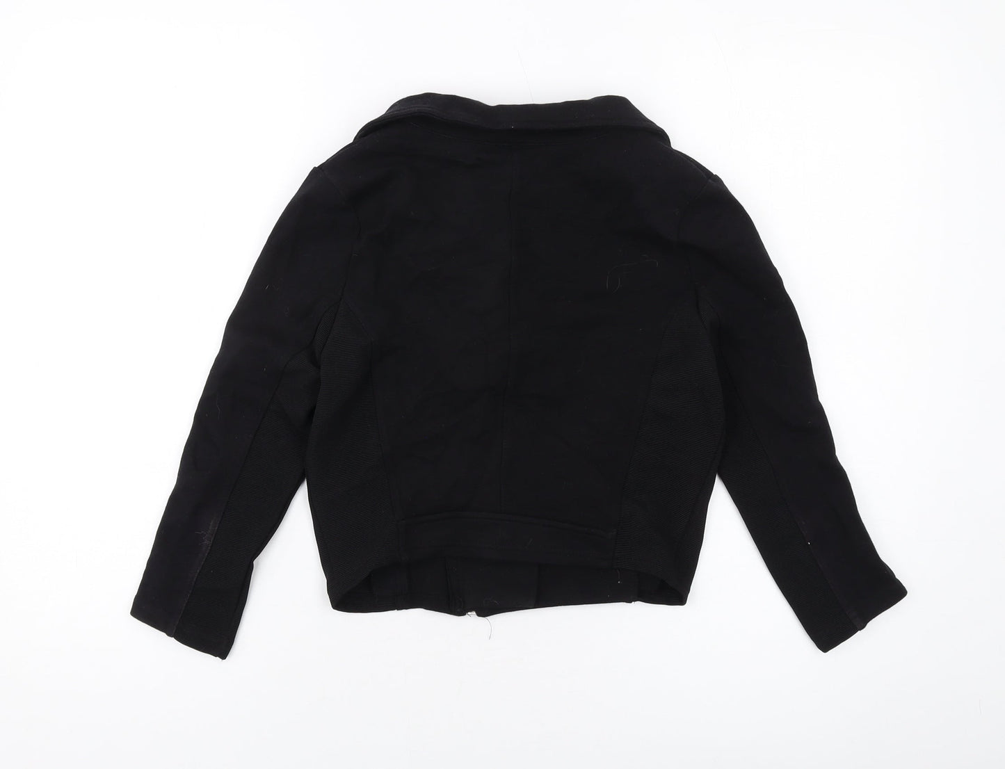 H&M Womens Black Jacket Size S Zip