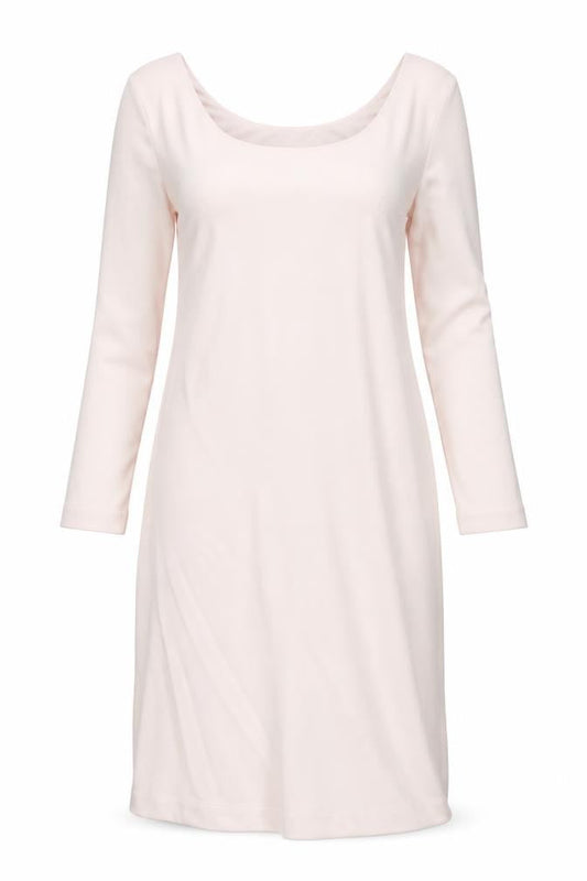 H&M Womens Pink Polyester Shift Size L Boat Neck Pullover