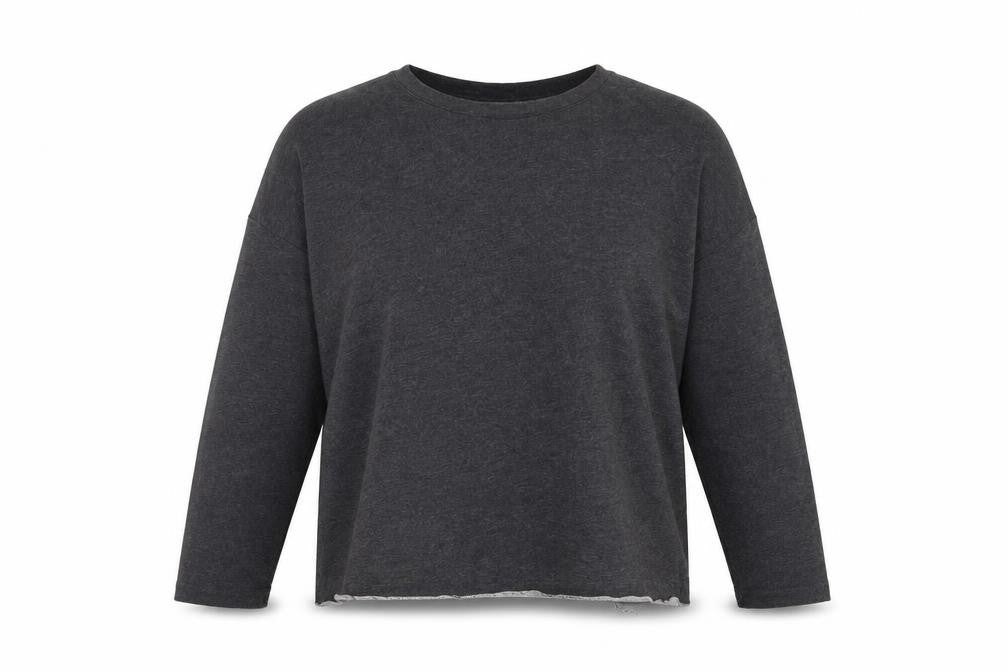 Pull&Bear Womens Grey Cotton Pullover Sweatshirt Size M Pullover