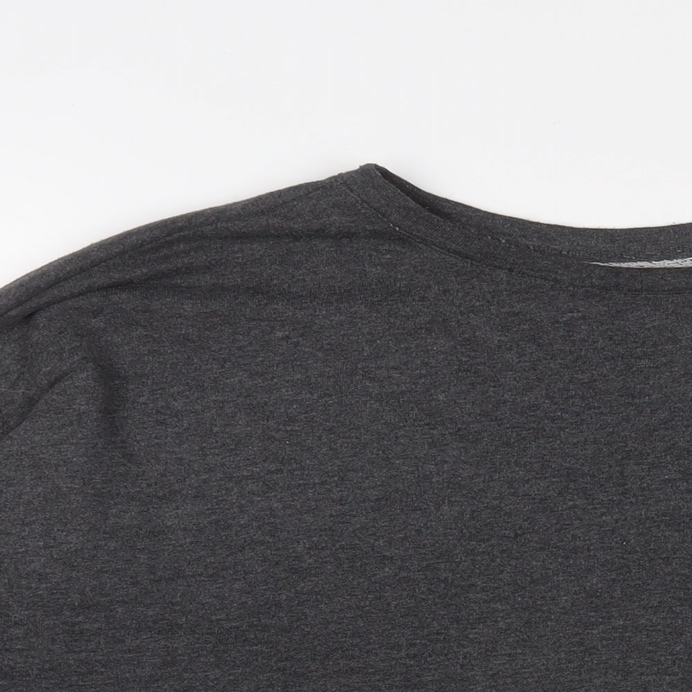 Pull&Bear Womens Grey Cotton Pullover Sweatshirt Size M Pullover