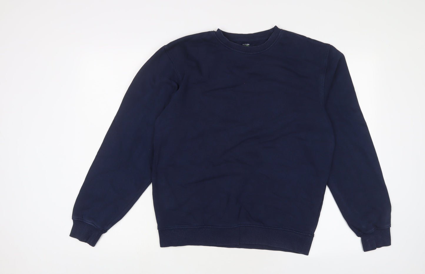 Kiabi Mens Blue Cotton Pullover Sweatshirt Size S