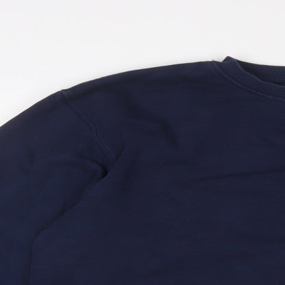 Kiabi Mens Blue Cotton Pullover Sweatshirt Size S