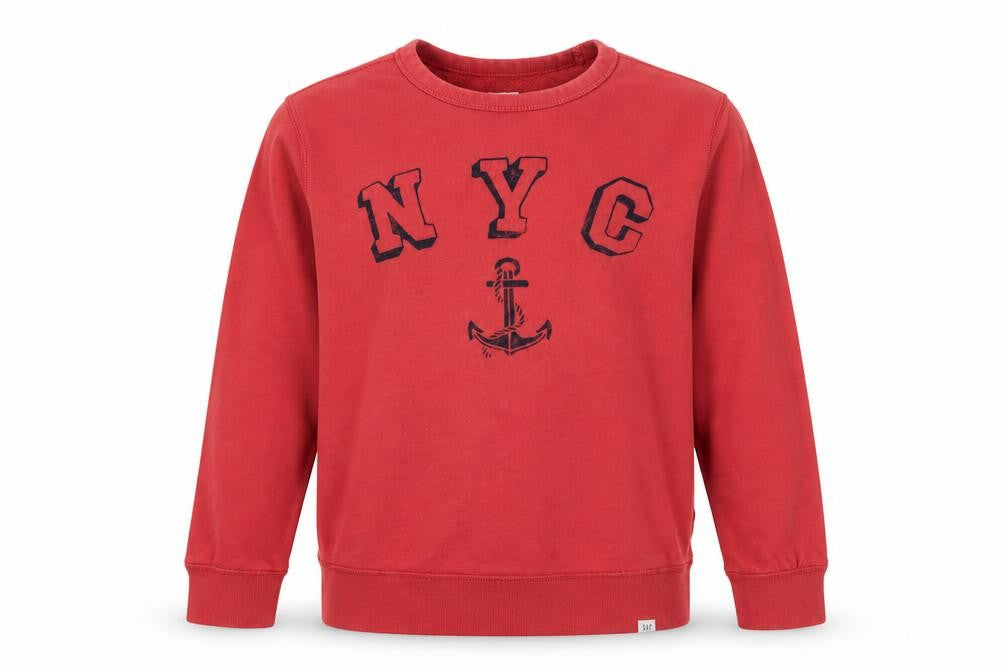 Gap Boys Red Cotton Pullover Sweatshirt Size 10 Years Pullover - NYC