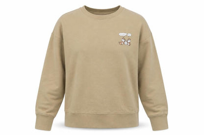 Disney Womens Brown Cotton Pullover Sweatshirt Size M Pullover