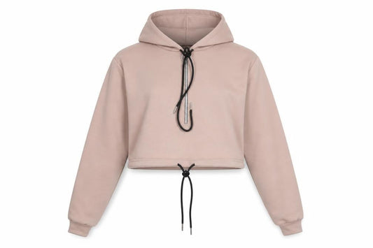 Nasty Gal Womens Pink Polyester Pullover Hoodie Size S Zip - Zip