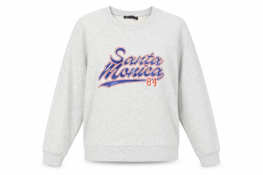 Marks and Spencer Womens Grey Cotton Pullover Sweatshirt Size M Pullover - Embroidered