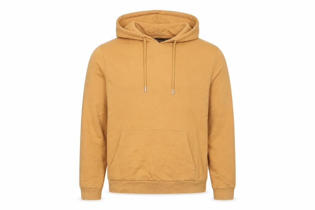 ASOS Mens Brown Cotton Pullover Hoodie Size M