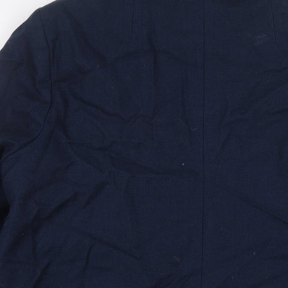 Limited Collection Womens Blue Jacket Size 16 Button