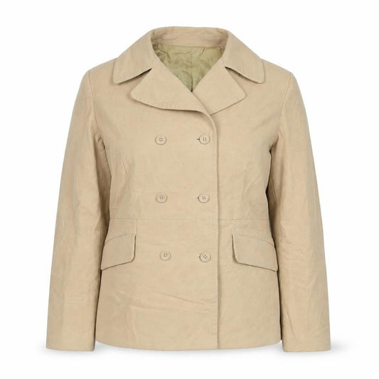 Gap Womens Beige Jacket Size L Button