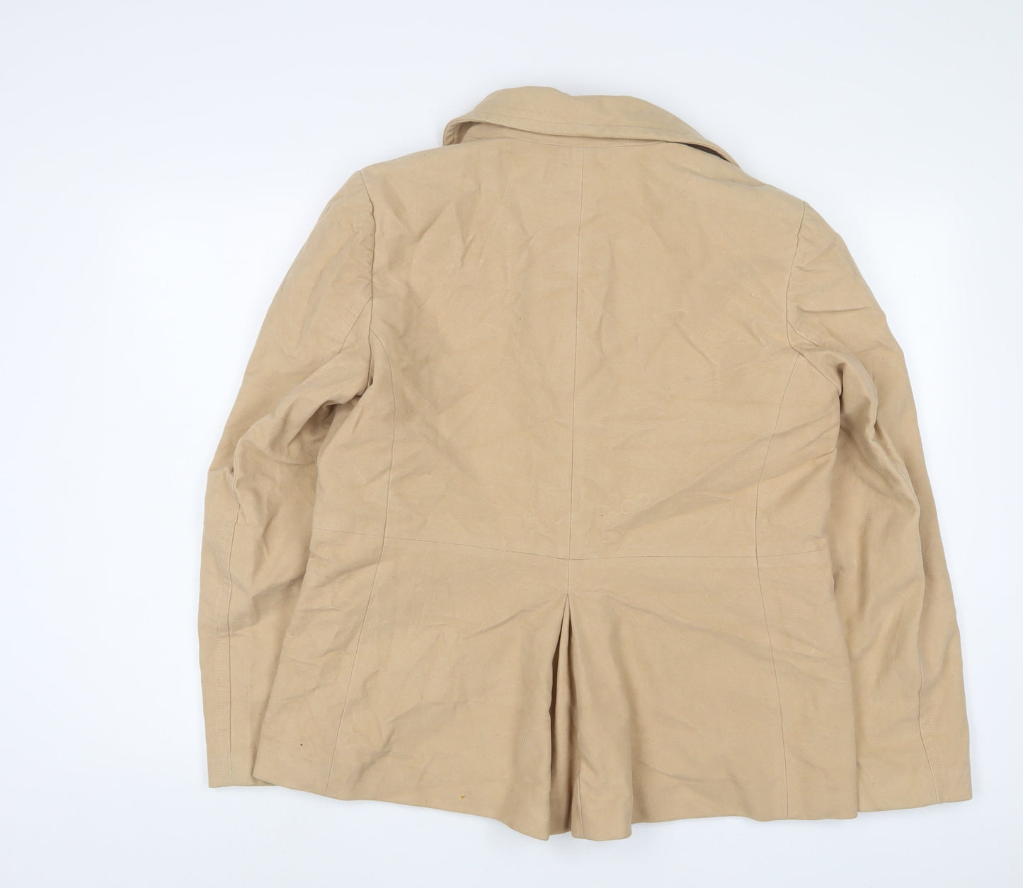 Gap Womens Beige Jacket Size L Button
