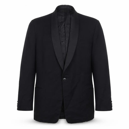 Maenson Mens Black Polyester Jacket Suit Jacket Size 44 Regular