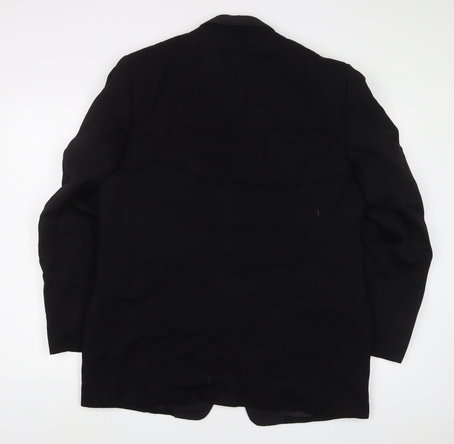 Maenson Mens Black Polyester Jacket Suit Jacket Size 44 Regular