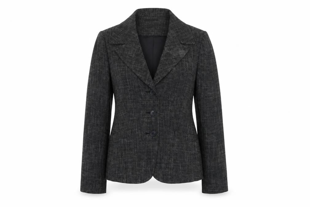 Planet Womens Grey Jacket Blazer Size 12 Button