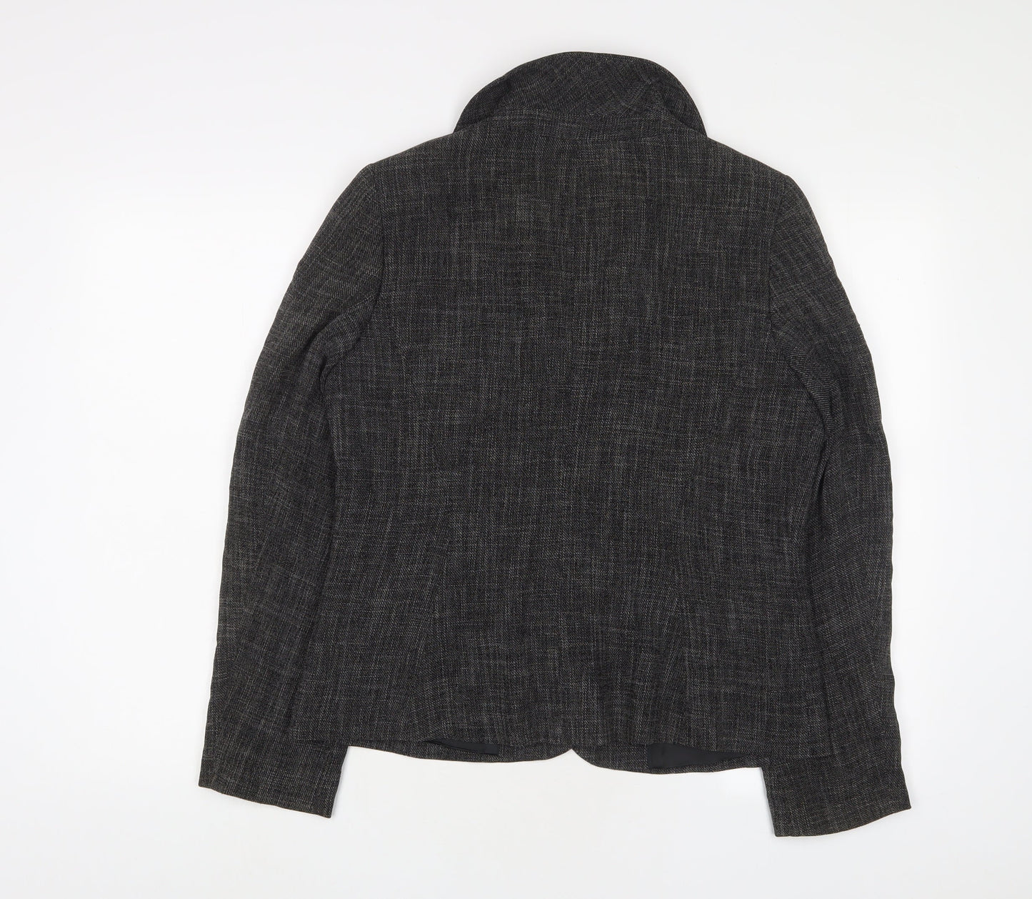 Planet Womens Grey Jacket Blazer Size 12 Button