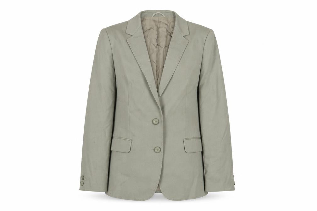 St Michael Womens Green Jacket Blazer Size 14 Button