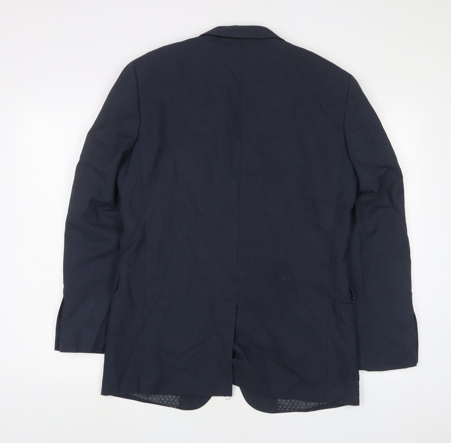 Skopes Mens Blue Polyester Jacket Suit Jacket Size 38 Regular