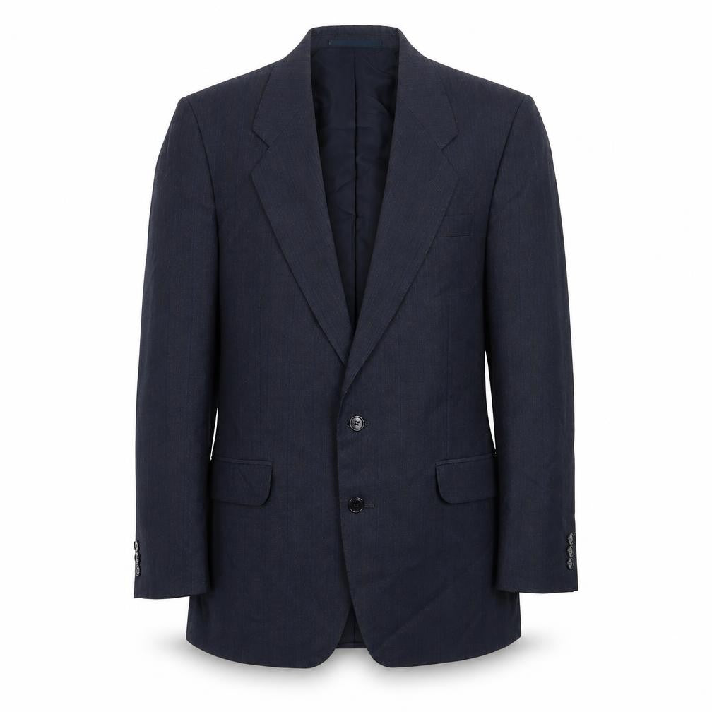 C&A Mens Blue Wool Jacket Suit Jacket Size 40 Regular