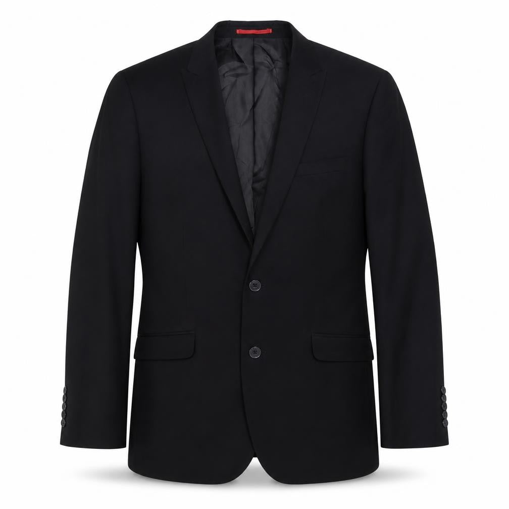 OneSixFive Mens Black Polyester Jacket Suit Jacket Size 40 Regular