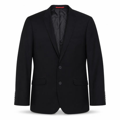 ONESIX5IVE Mens Black Polyester Jacket Suit Jacket Size 40 Regular