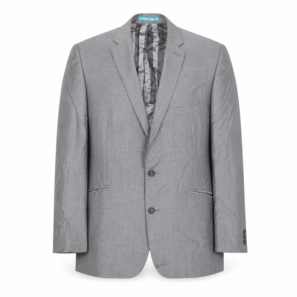 Michael's Mens Grey Polyester Jacket Suit Jacket Size 46 Regular