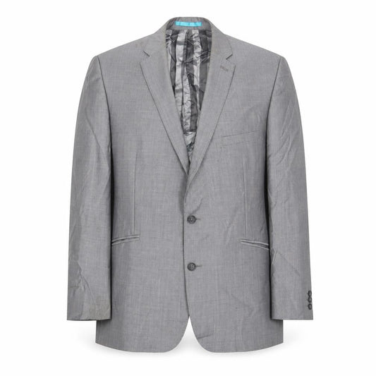 Michael's Mens Grey Polyester Jacket Suit Jacket Size 46 Regular