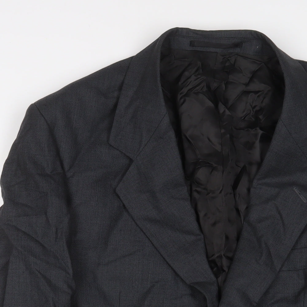 Principles Mens Grey Wool Jacket Suit Jacket Size 38 Regular