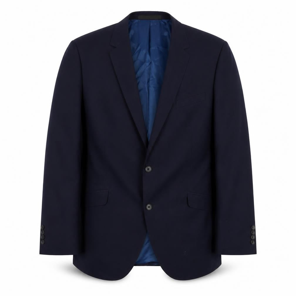 Autograph Mens Blue Wool Jacket Suit Jacket Size 46 Regular