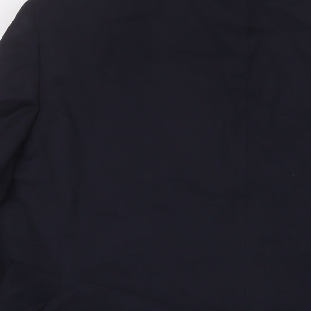 Autograph Mens Blue Wool Jacket Suit Jacket Size 46 Regular