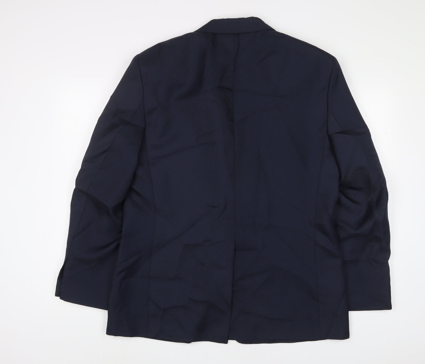 Chums Mens Blue Polyester Jacket Suit Jacket Size 42 Regular