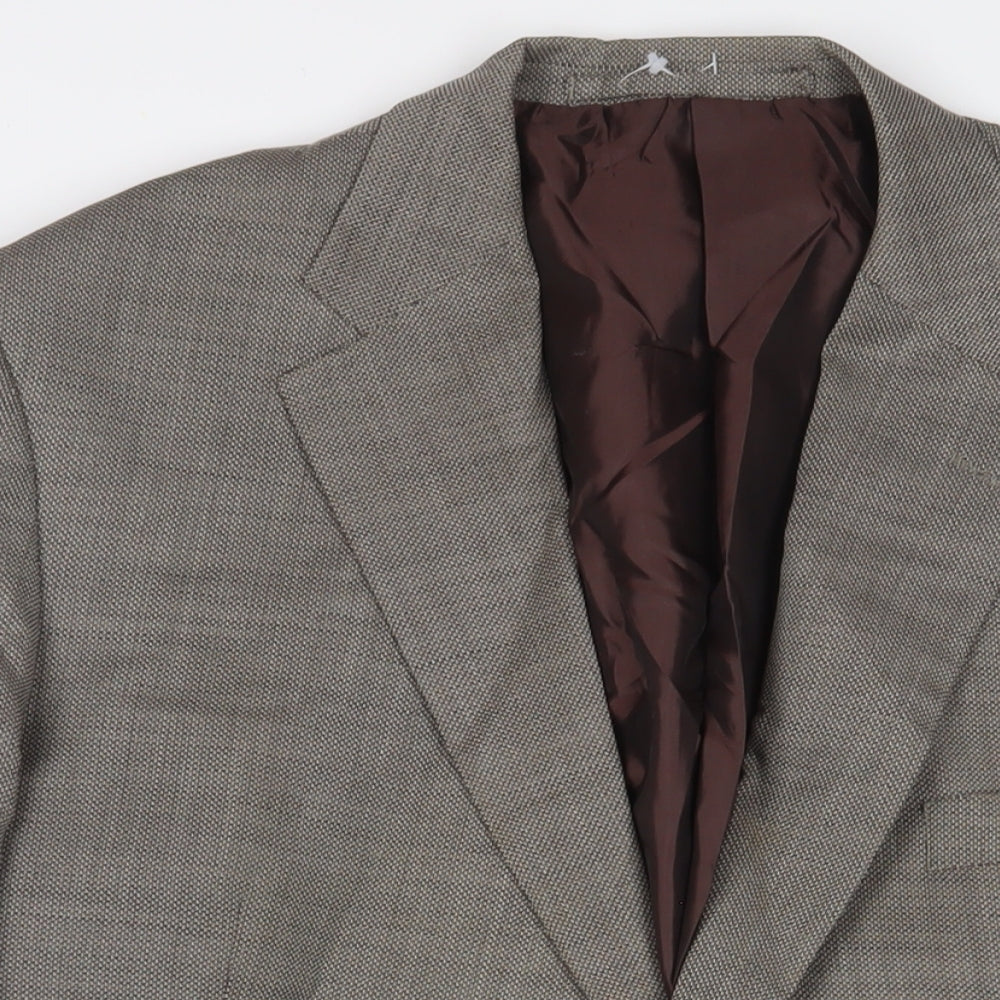 Marks and Spencer Mens Grey Wool Jacket Suit Jacket Size 46 Regular