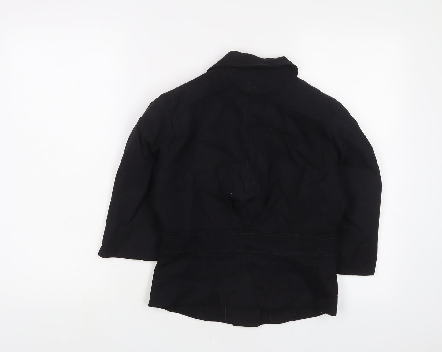 NEXT Womens Black Jacket Blazer Size 8 Button