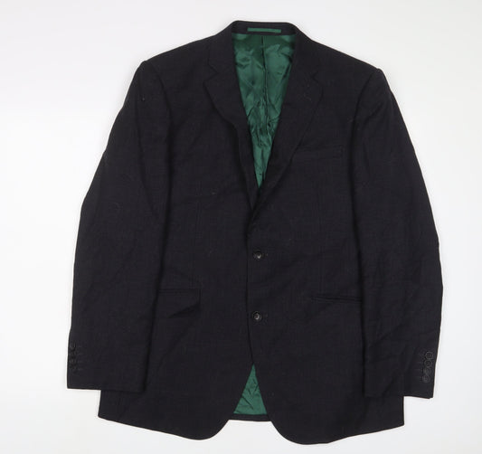 Marks and Spencer Mens Grey Wool Jacket Suit Jacket Size 42 Regular