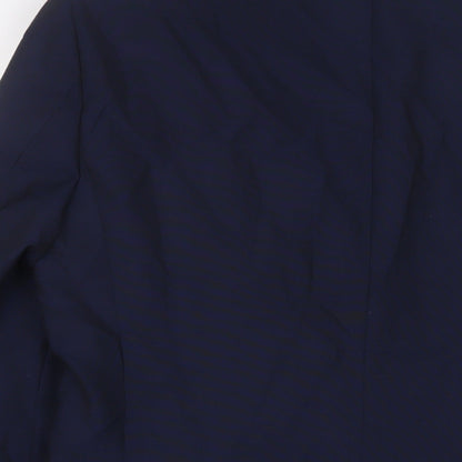 Next Mens Blue Wool Jacket Suit Jacket Size 38 Regular