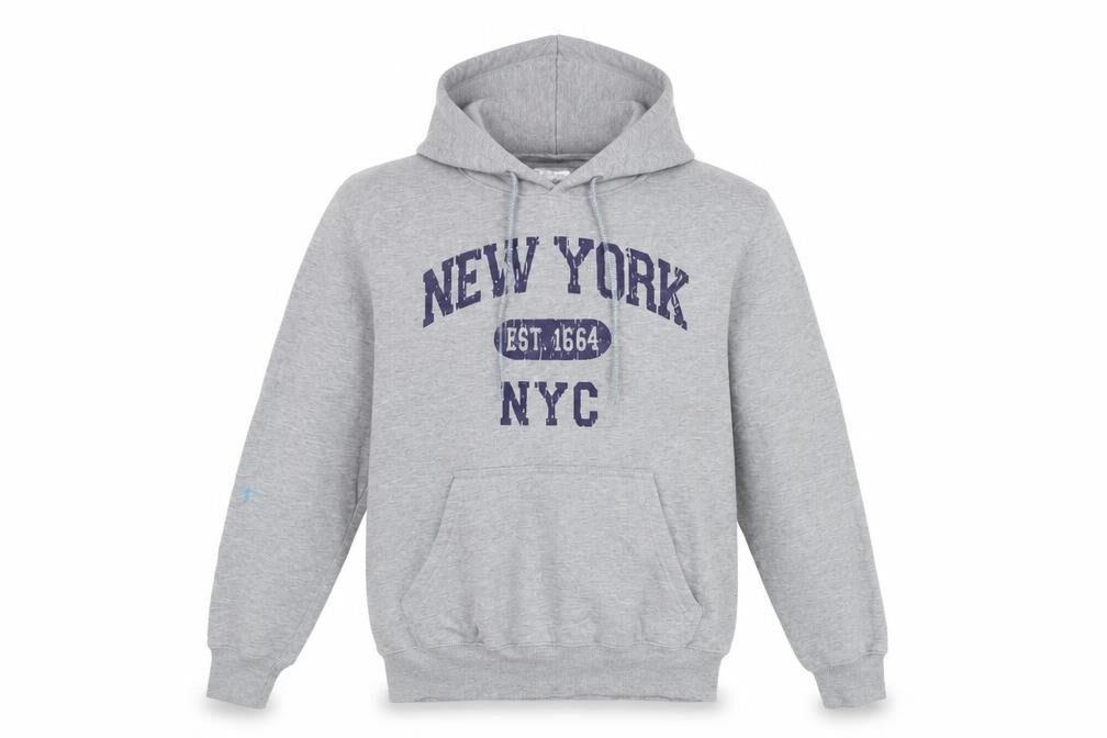 Torkia Apparel Mens Grey Cotton Pullover Hoodie Size S