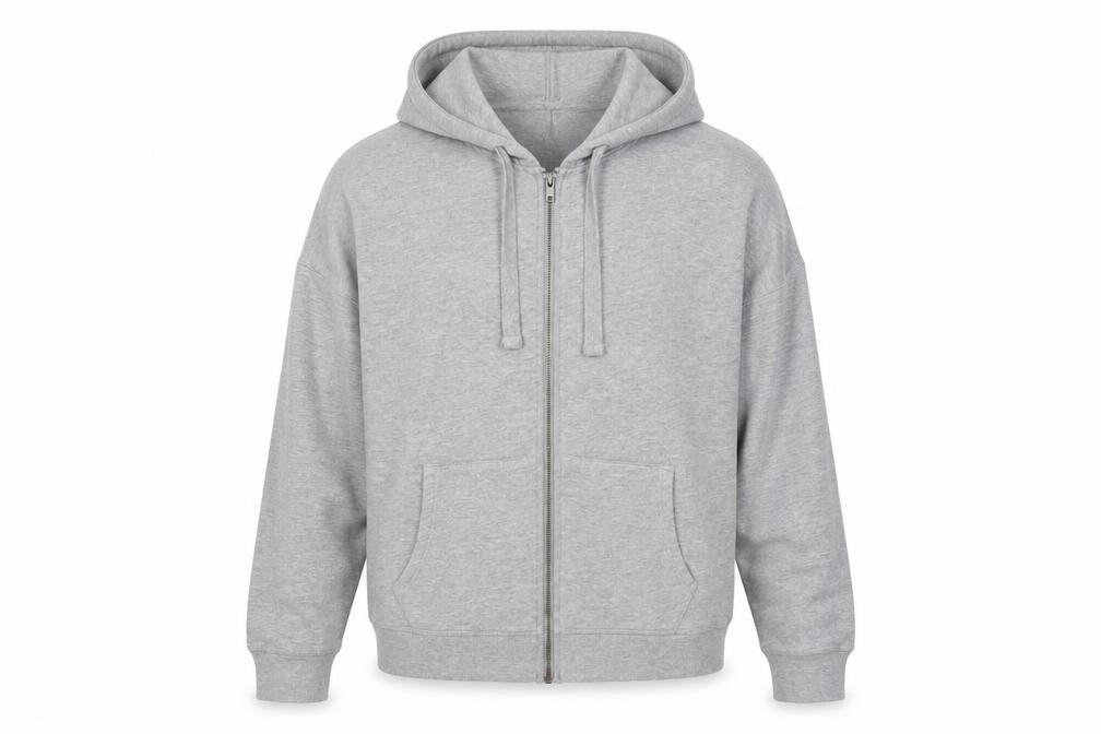 NEXT Womens Grey Houndstooth Cotton Full Zip Hoodie Size 12