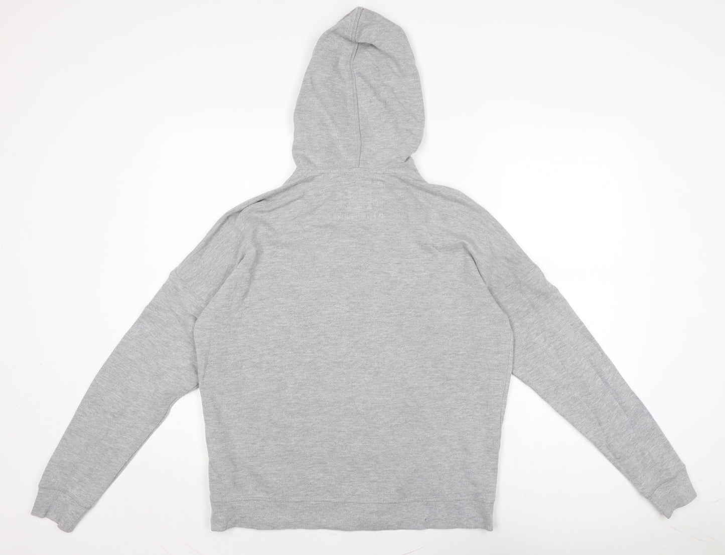 NEXT Womens Grey Houndstooth Cotton Full Zip Hoodie Size 12