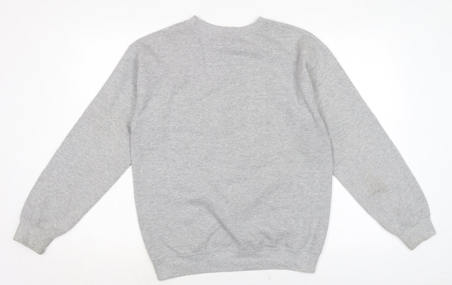 West Coast Womens Grey Cotton Pullover Sweatshirt Size S