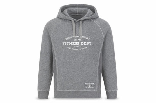 Domyos Mens Grey Cotton Pullover Hoodie Size S
