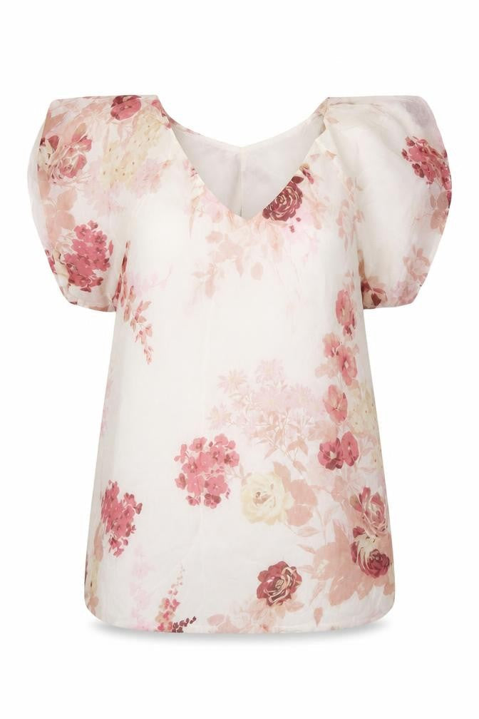 Modern rarity Womens Multicoloured Floral Viscose Kimono Blouse Size 10 Sweetheart